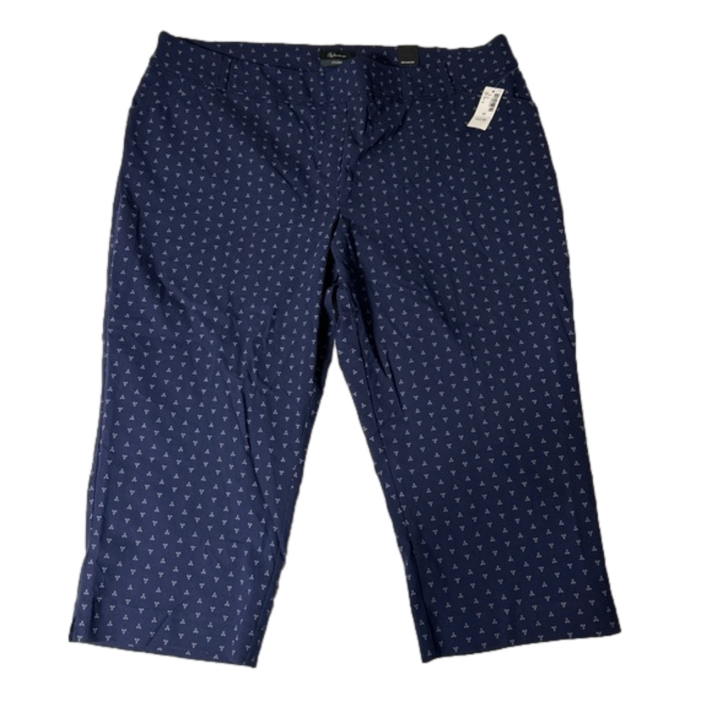 Reitmans Size Plus 22 The Iconic Navy Spring Summer Capri Pants New With Tags